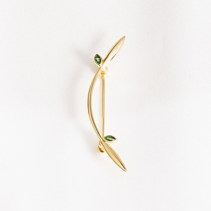 Sterling Silver Spring Buds Delicate Versatile Brooch