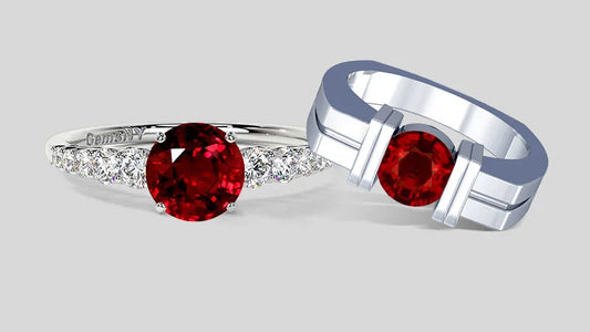 Best Ruby and Diamond Combo Rings for Couples: Timeless Love in Every Sparkle