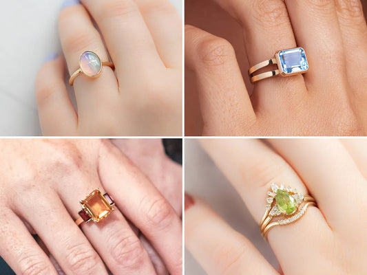 Custom Birthstone Rings for Moms: Personalized Jewelry Trends