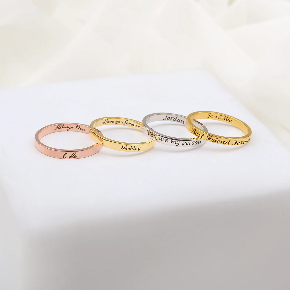 Customizable Engraved Charm Rings: Personalization at Its Finest