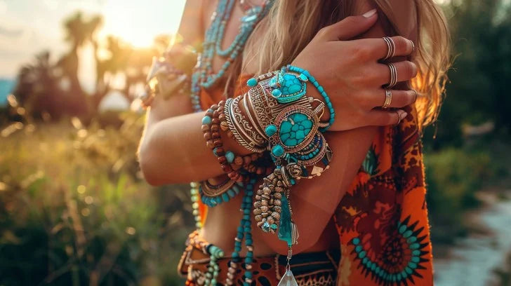 Handmade Turquoise Beaded Bracelets: Embrace Boho-Chic Trends