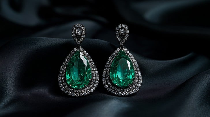 Luxury Emerald Drop Earrings: Bold Choices for the Fashion-Forward
