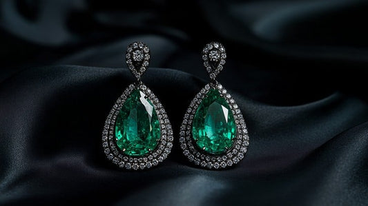Luxury Emerald Drop Earrings: Bold Choices for the Fashion-Forward