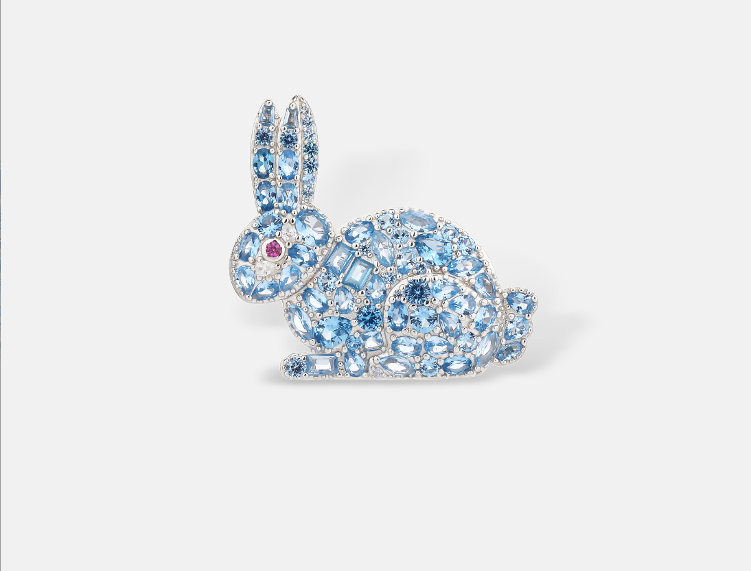 Mini Bunny Brooch Clothing Accessories Cute Niche Accessories