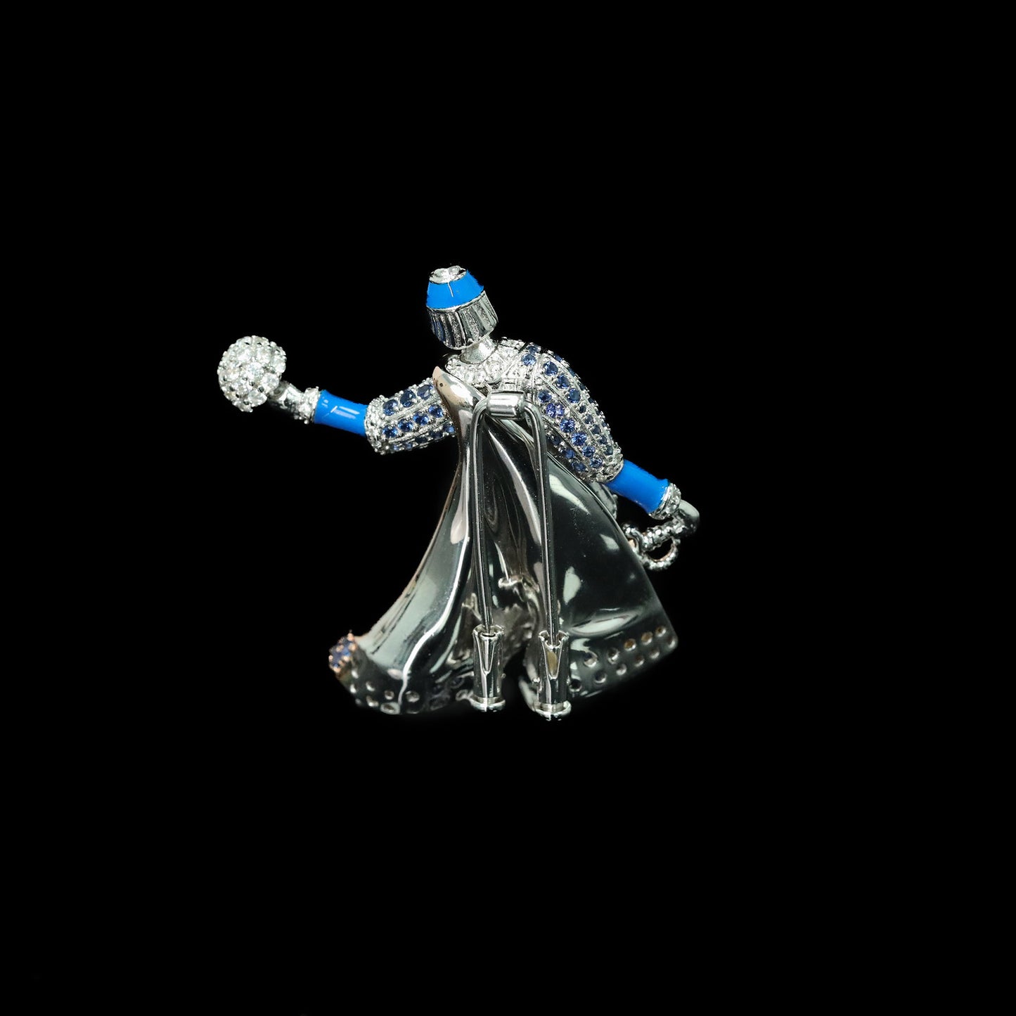 Love Marks Romeo and Juliet Ball Elegant Brooch