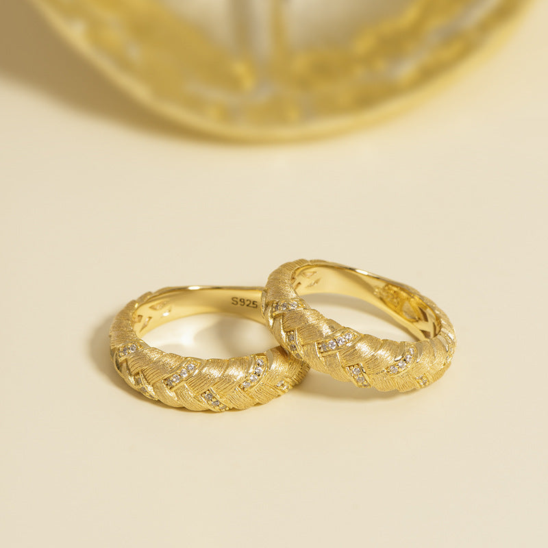 Raschel Crafted Woven Ring Wheat Fringe Ring