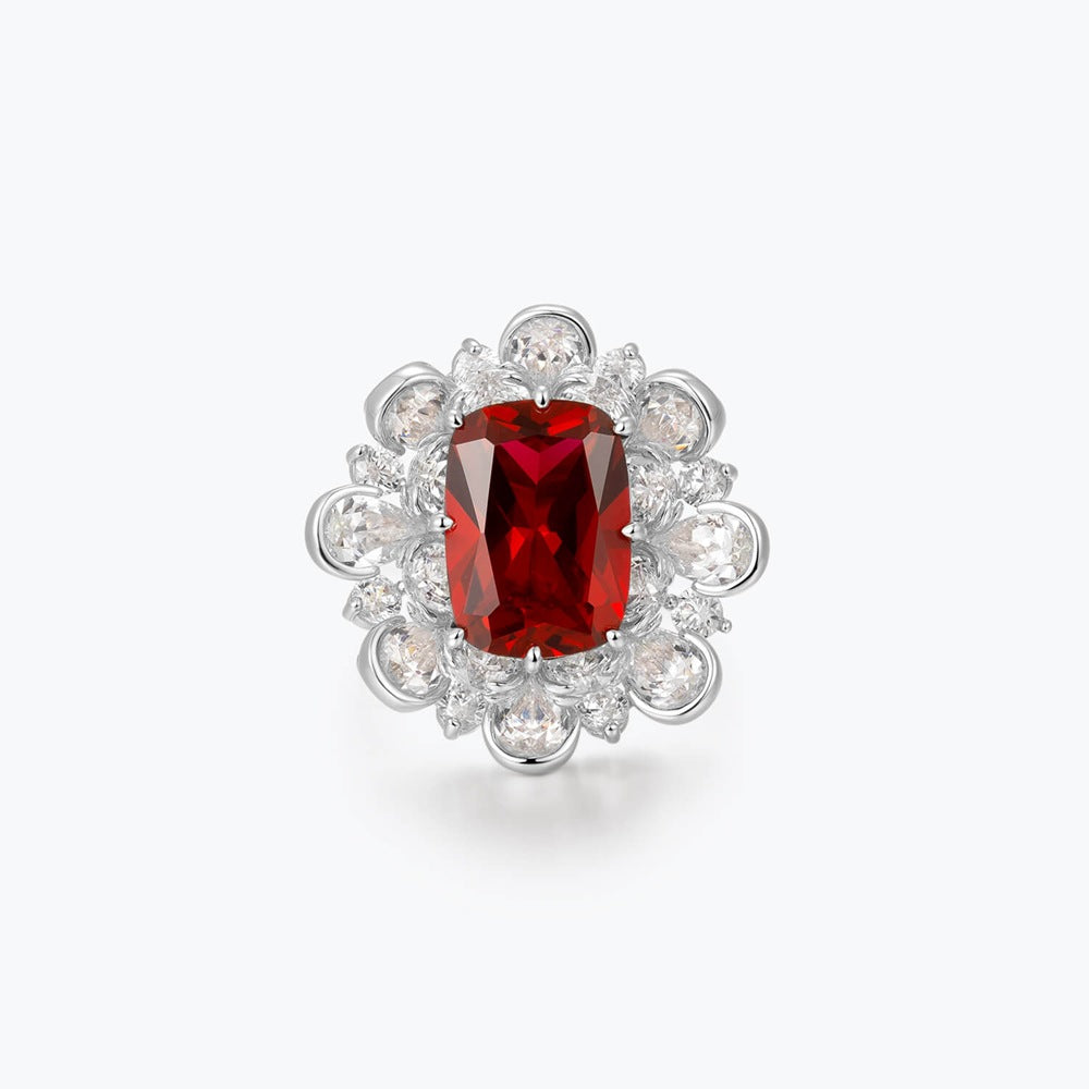 Natural pigeon's blood ruby ring