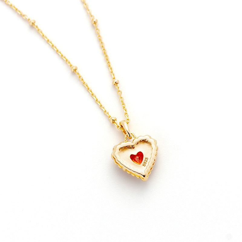 Love Red Paparacharas Necklace