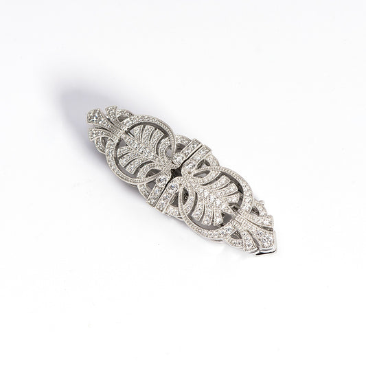 Vintage Vintage Fashion Double Clip Detachable Brooch