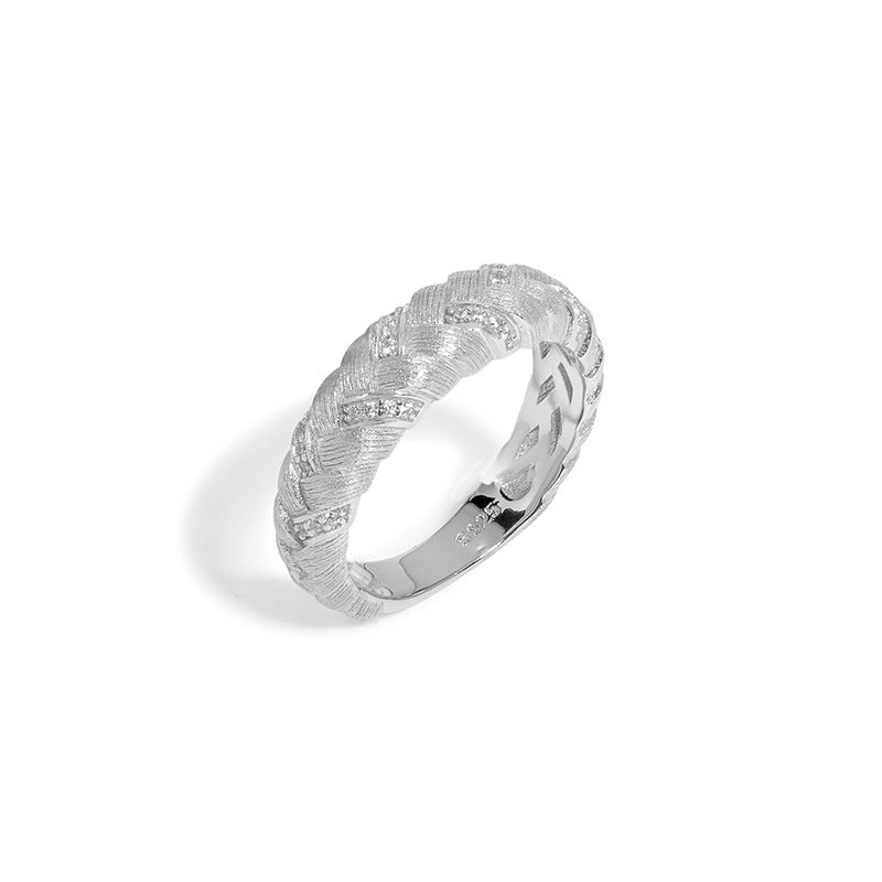Raschel Crafted Woven Ring Wheat Fringe Ring